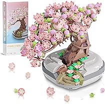 ミニチュア庭園フィギュアセット 6点 Amazon.co.jp: EasyAgo ミニブリック 桜の木の組み立てセット